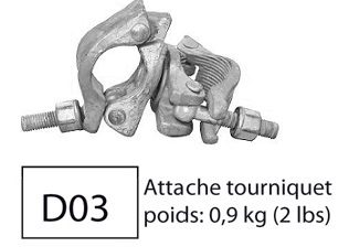 D03 — Attache tourniquet