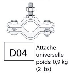 D04 — Attache universelle