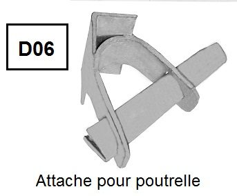 D06 — Attache pour poutrelle
