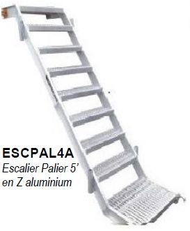 ESCPAL4 — Escalier palier Z5' acier